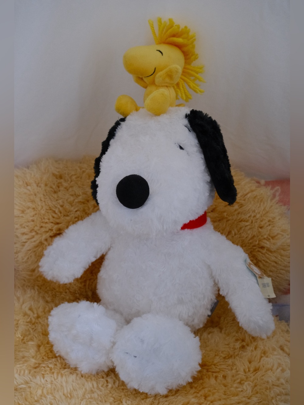 Snoopy and Woodstock plush